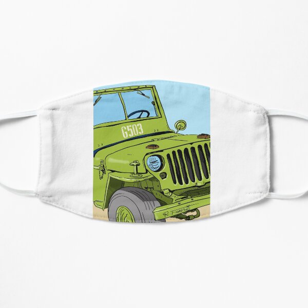Drawing of a WW2 jeep or G503 Mascarilla pequeña
