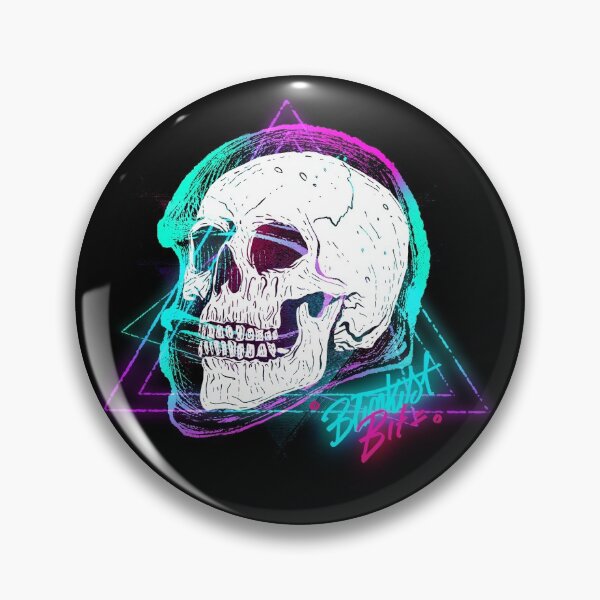 Item preview, Retrowave Alpha Skull designed and sold by Commonly.