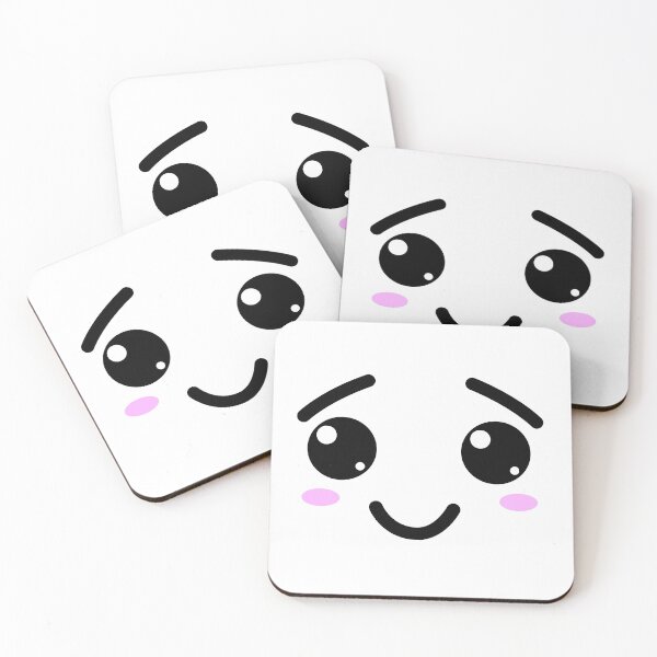 Item preview, Cute Kawaii face smiling designed and sold by NerdySherds.