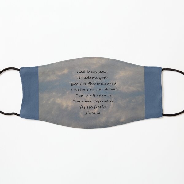 You are God's Treasured Child Kids Mask
