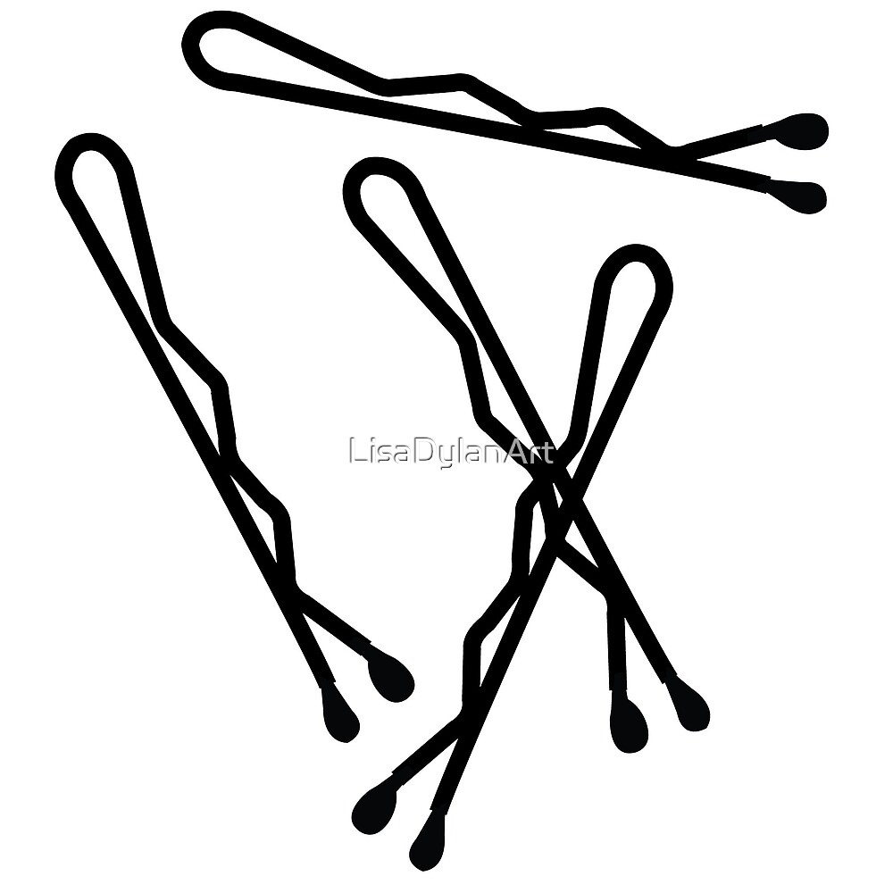 "Bobby Pins" by LisaDylanArt Redbubble