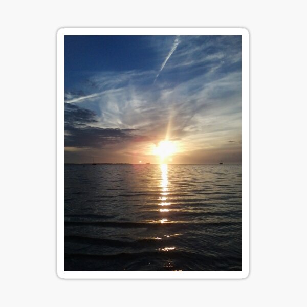 Watching the Sunset Sticker
