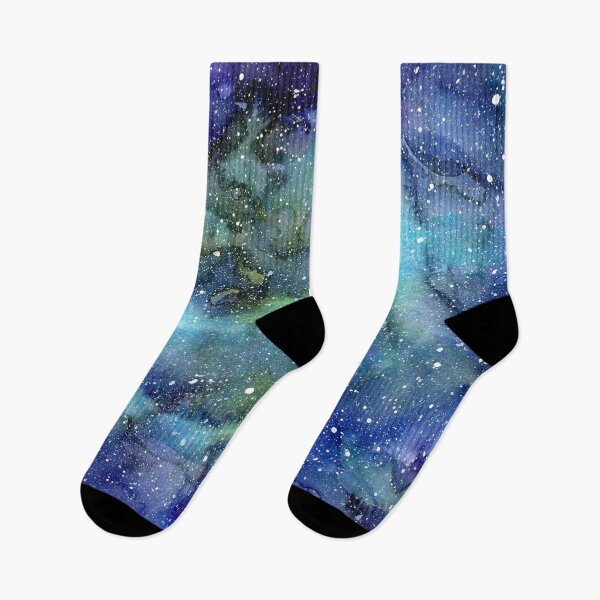 Item preview, Watercolor Galaxy Painting Nebula Art designed and sold by Olga Shvartsur.