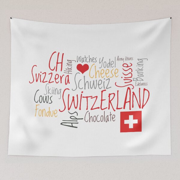 Item preview, I Love Switzerland designed and sold by AntiqueImages.