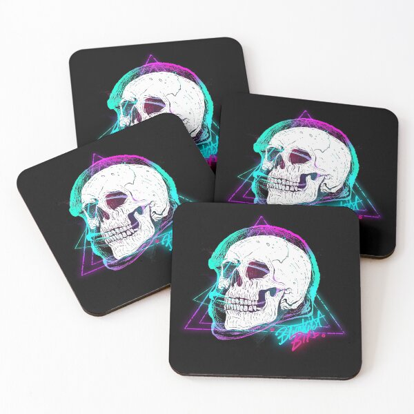 Aperçu de l'œuvre Retrowave Alpha Skull créée et vendue par Commonly.