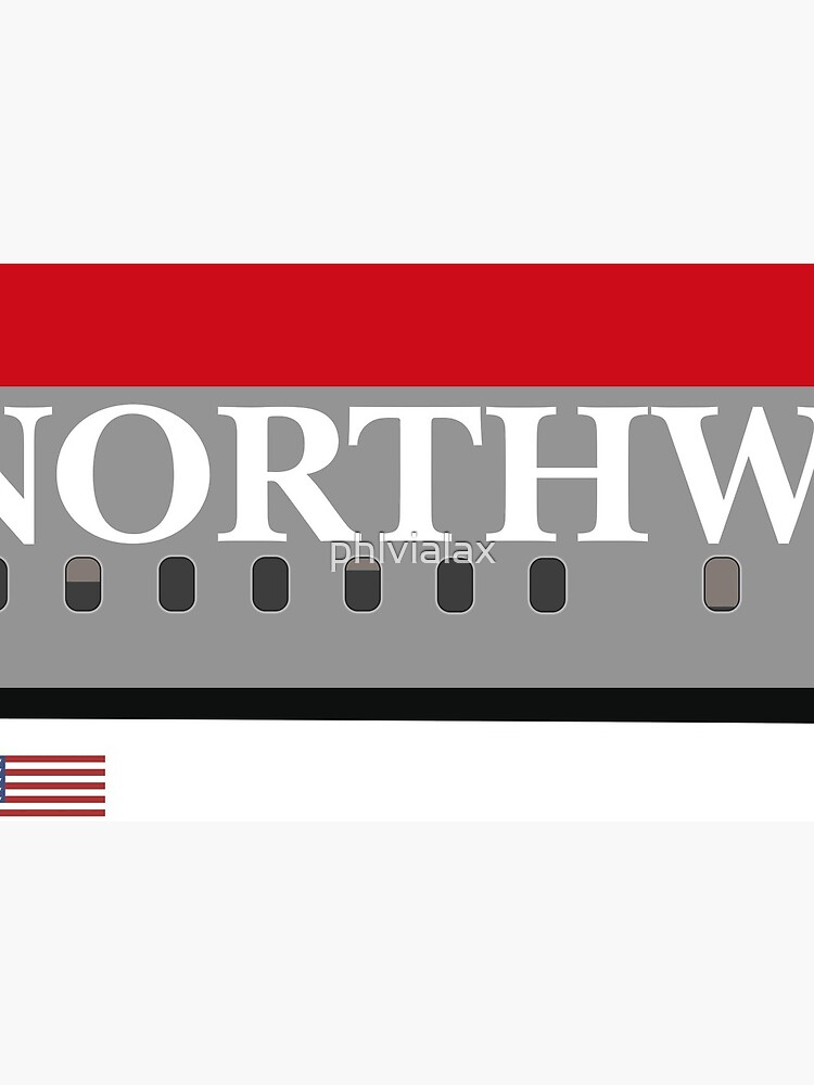 Plane Tees - Northwest Airlines by phlvialax