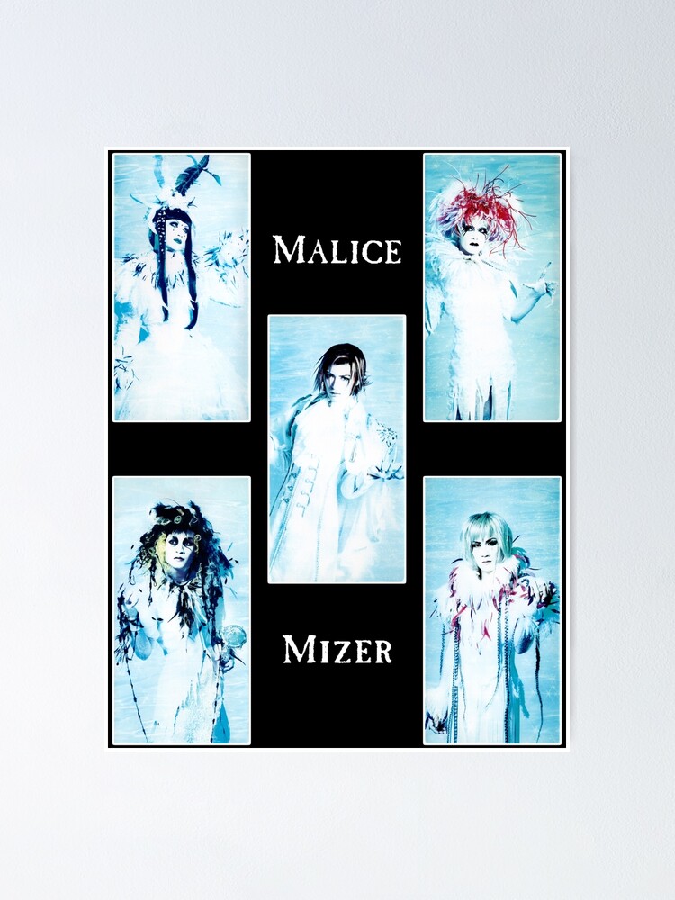 Malice Mizer Le Ciel Japanese Visual Kei Rock Band Poster By Cantavanda Rose Redbubble