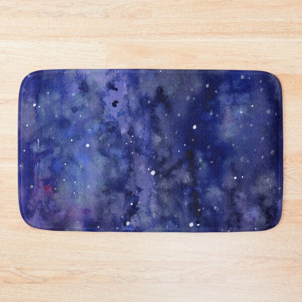 Item preview, Galaxy Night Sky Stars Watercolor designed and sold by Olga Shvartsur.