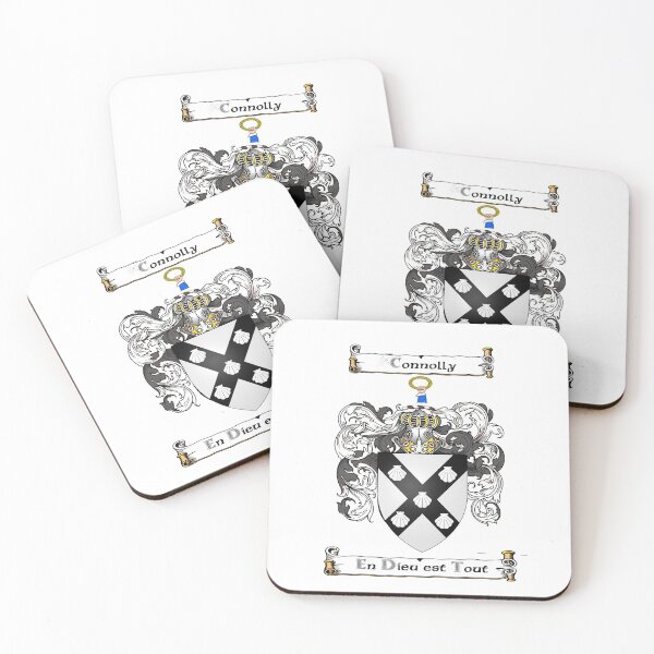Item preview, Connolly Family Crest and Motto designed and sold by Hibernia29.