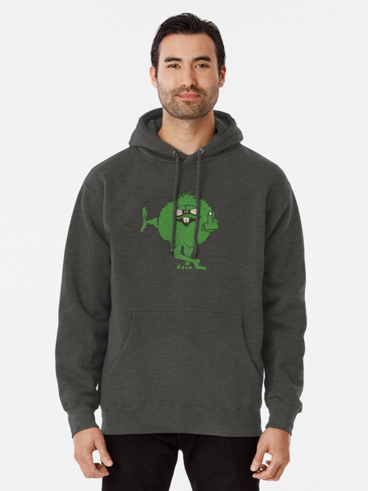 IDGAF Green Monster Pullover Hoodie