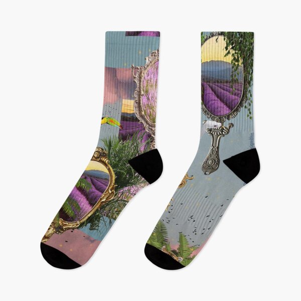 Item preview, Lavender Reflections and Cotton Candy Skies designed and sold by a-designed.