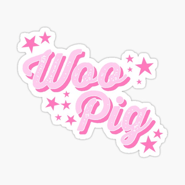 Woo Pig Sticker