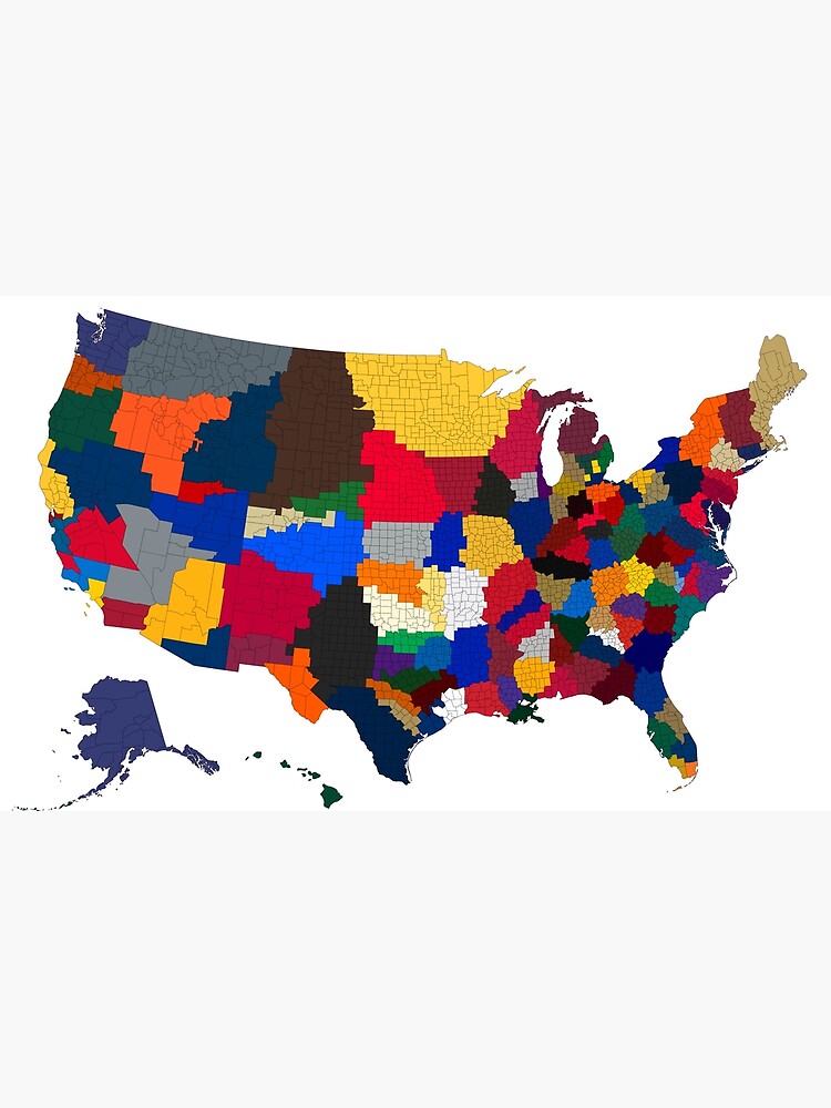 "College Football Map" Poster For Sale By Nbingham196 | Redbubble