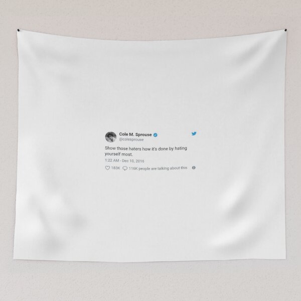 Item preview, Cole Sprouse Hater Tweet designed and sold by caitlind23.