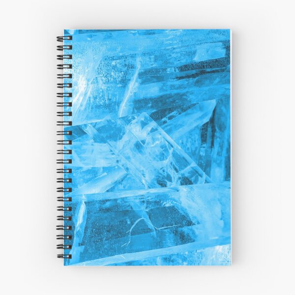 Item preview, Giant colored ice crystals in light blue Harbin China designed and sold by NerdySherds.