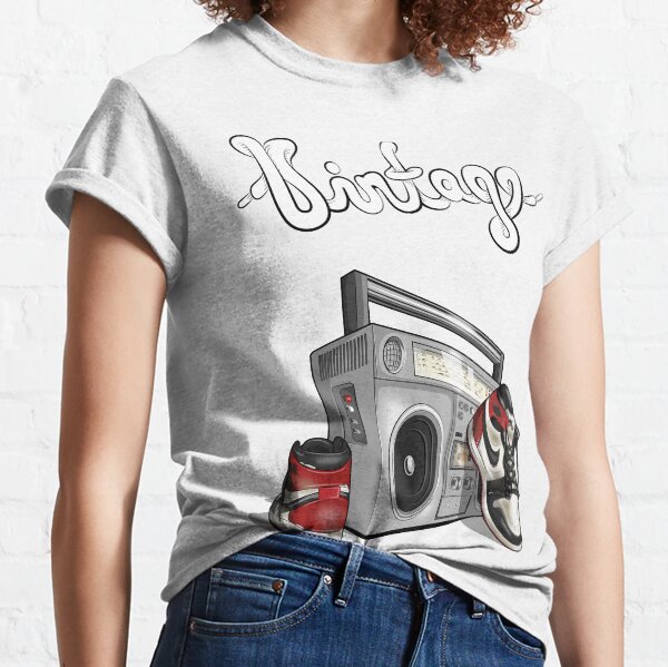 Vintage Hip-hop Basketball Graphic Classic T-Shirt
