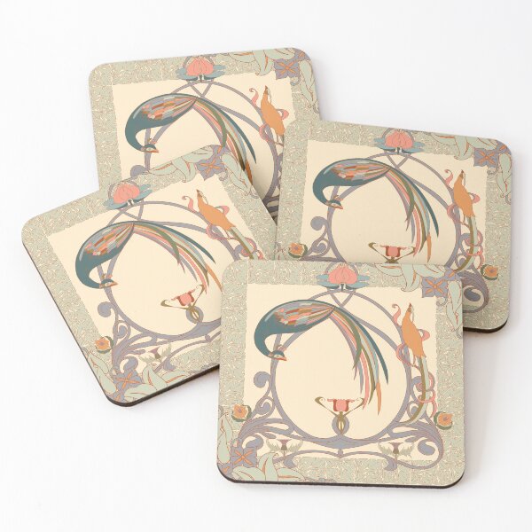 Item preview, art nouveau designed and sold by AvotArt.