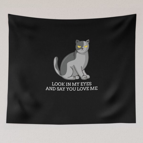 Item preview, Angry bossy cat asks to be loved designed and sold by katastrophal.