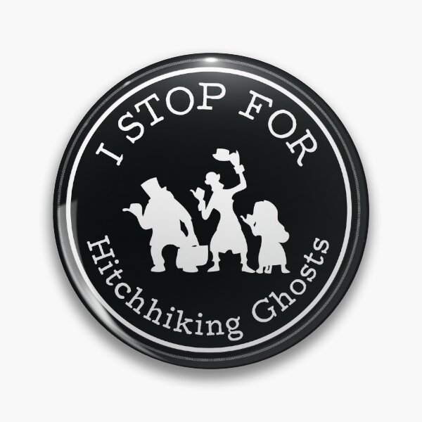 Hitchhiking Ghosts Pin