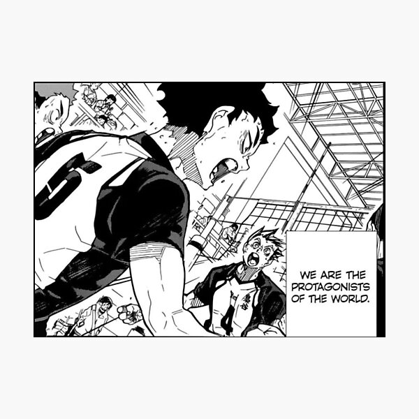 Kageyama and Sugawara Manga Panel Art Board Print for Sale by finches