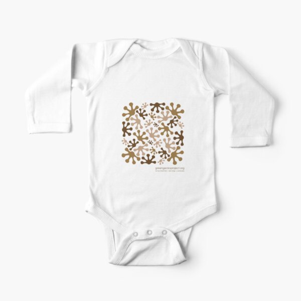 Moo Cow Brown Long Sleeve Baby One-Piece