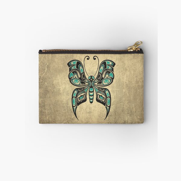 Item preview, Teal Blue and Black Haida Spirit Butterfly designed and sold by JeffBartels.