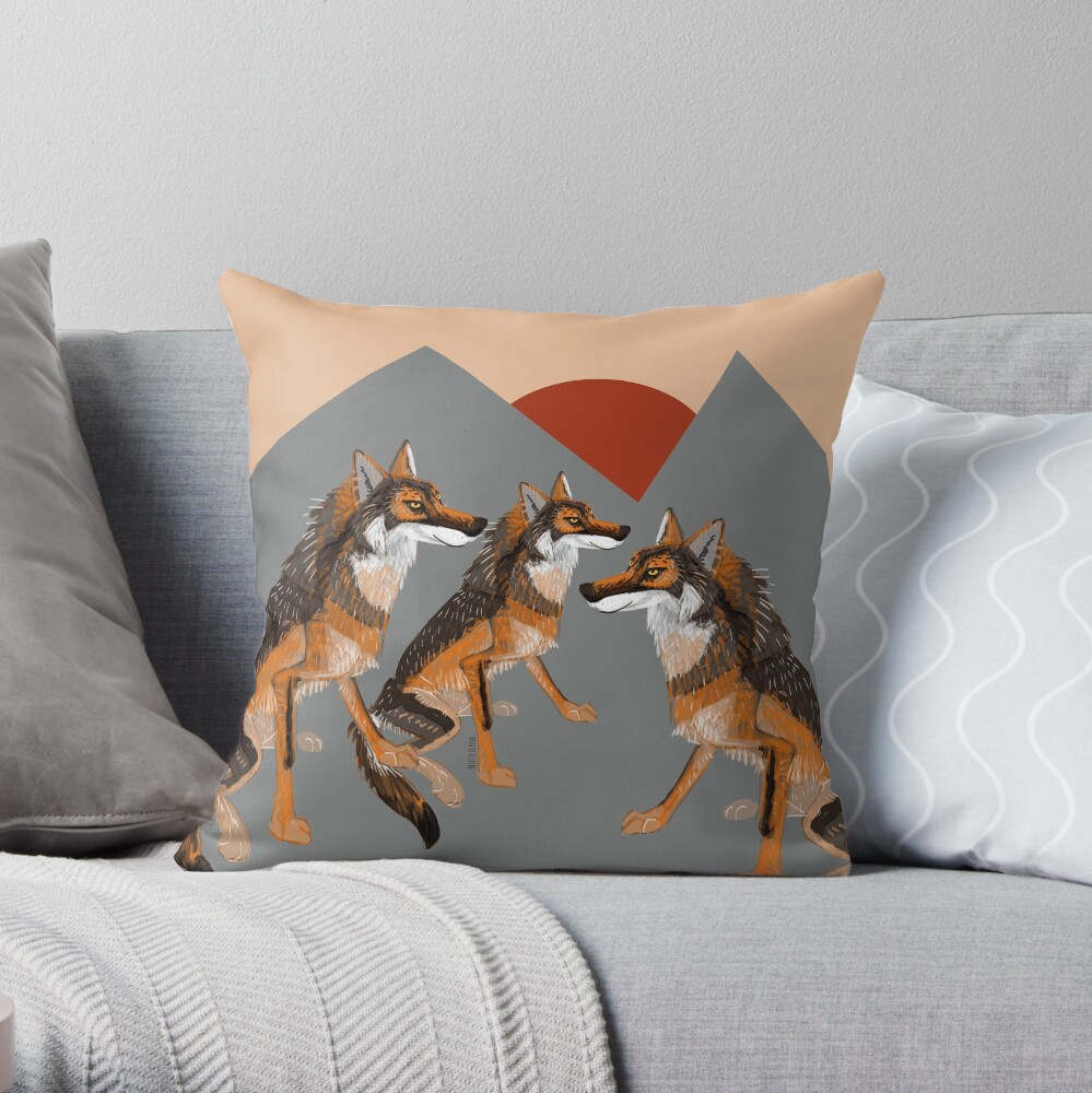 Item preview, Throw Pillow designed and sold by belettelepink.