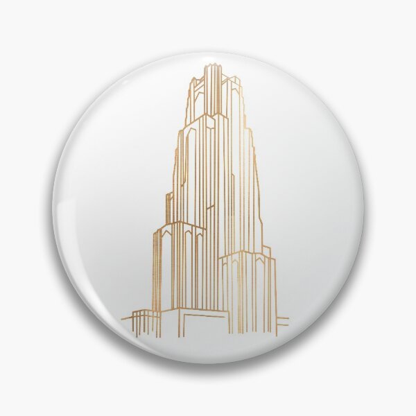 Item preview, Rose Gold Cathedral of Learning designed and sold by colorful-kitten.