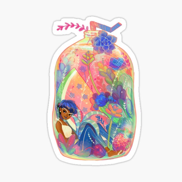 Succulent Soda Sticker