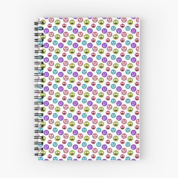 Item preview, Colorful angry computer virus cartoons designed and sold by NerdySherds.
