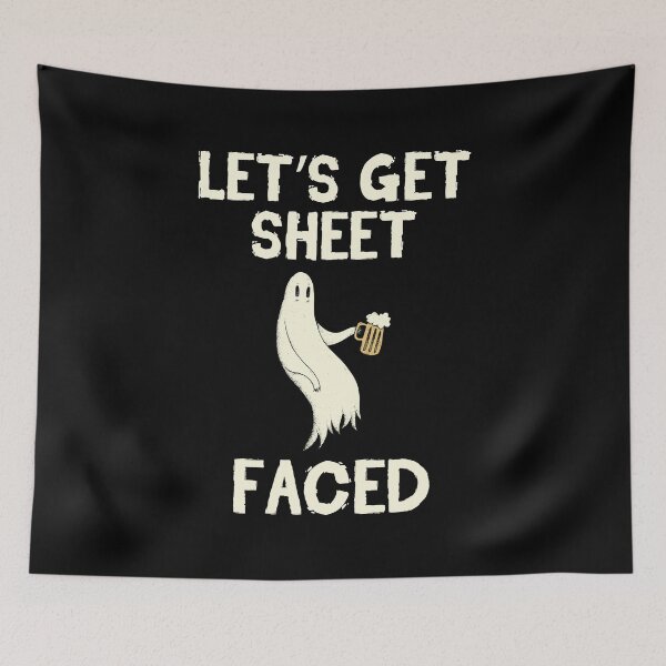 Item preview, Let's Get Sheet Faced Spooky Halloween Ghost Gift  designed and sold by haselshirt.