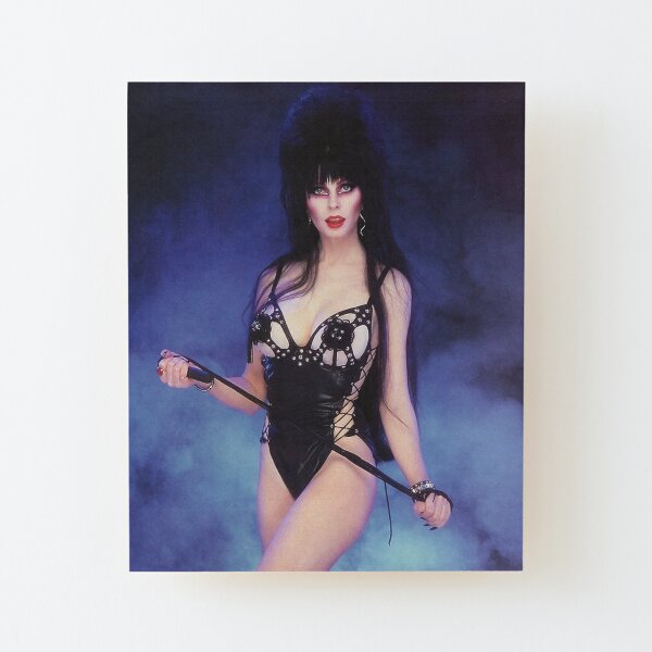 Burlesque Elvira Wood Mounted Print