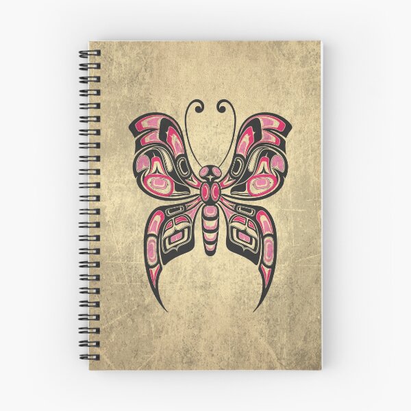 Item preview, Pink and Black Haida Spirit Butterfly designed and sold by JeffBartels.