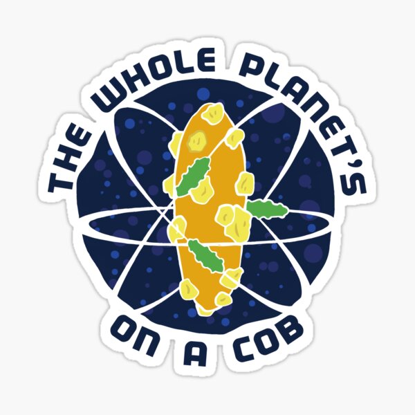 Cob Planet Molecule Sticker