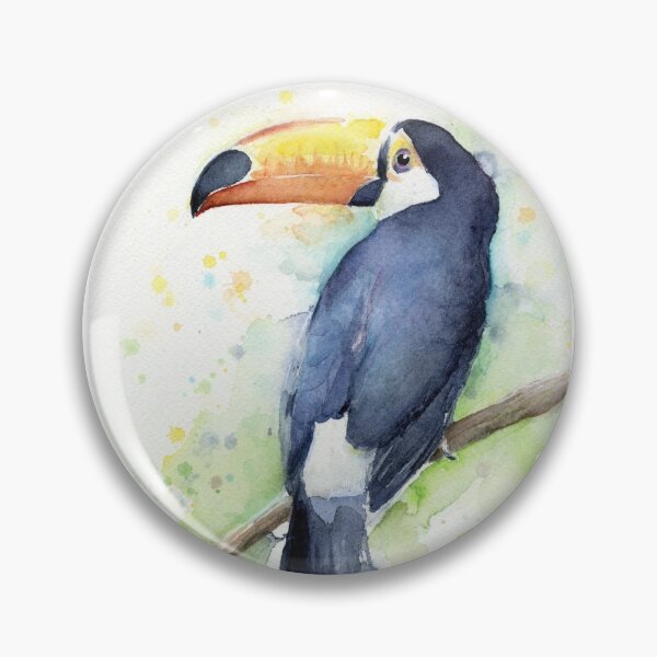 Item preview, Toucan Watercolor designed and sold by Olga Shvartsur.