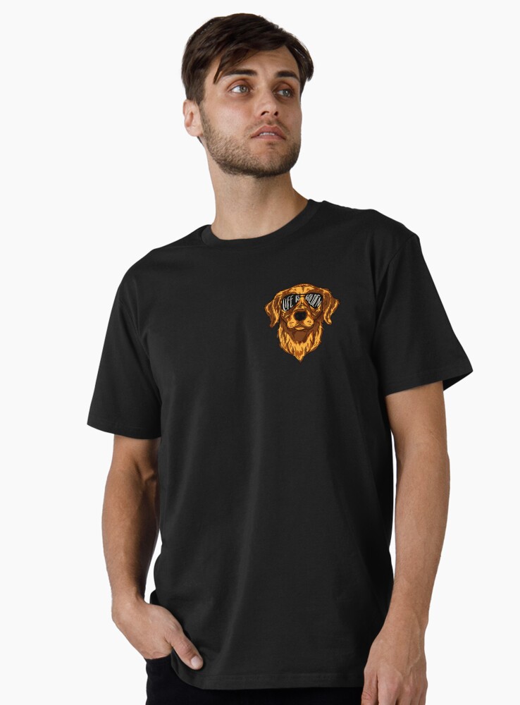 Thumbnail 1 von 4, Premium T-Shirt, Das Leben ist golden designt und verkauft von Kamkel10.