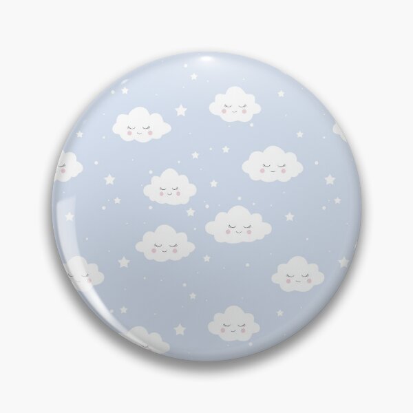 Item preview, Kawaii cloud pattern designed and sold by ValentinaHramov.