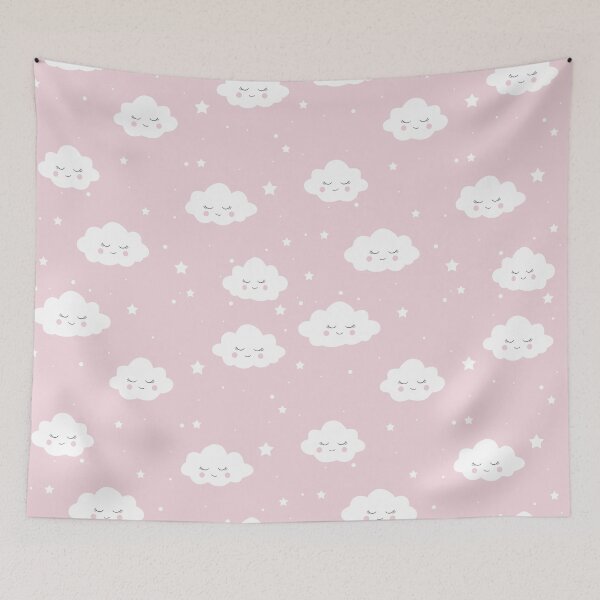Item preview, Kawaii cloud pattern designed and sold by ValentinaHramov.