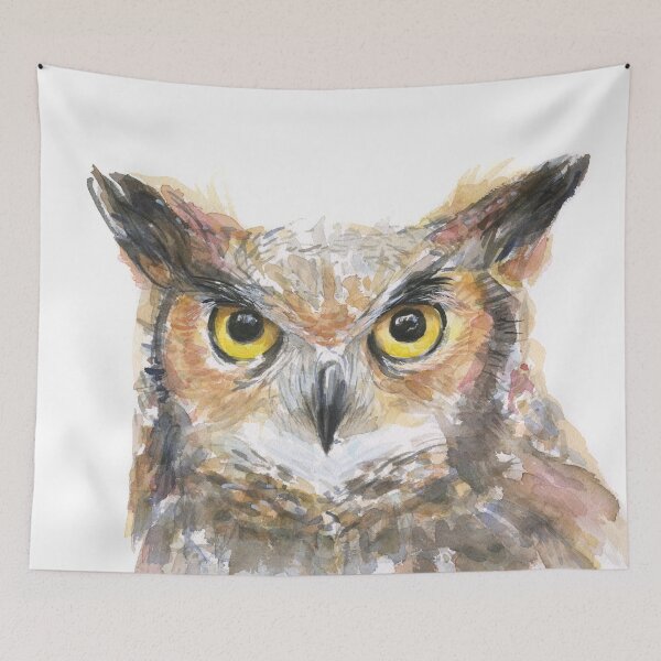 Item preview, Great Horned Owl designed and sold by Olga Shvartsur.