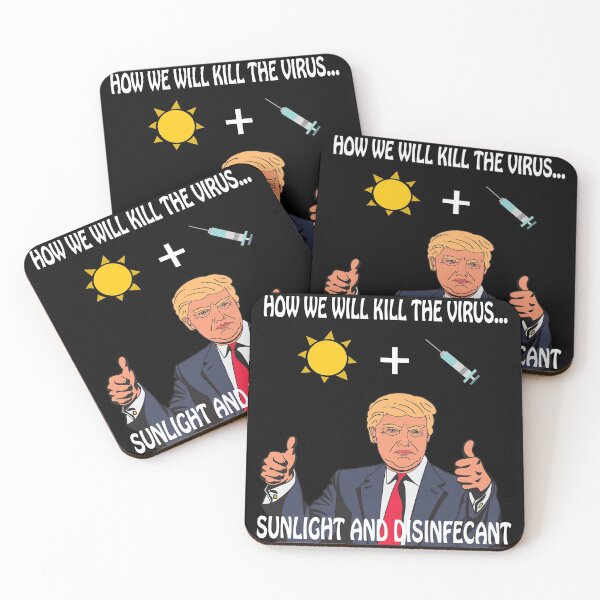 Item preview, Sunlight and Disinfectant to cure Corona Virus - Trump Meme designed and sold by Lenny Stahl.