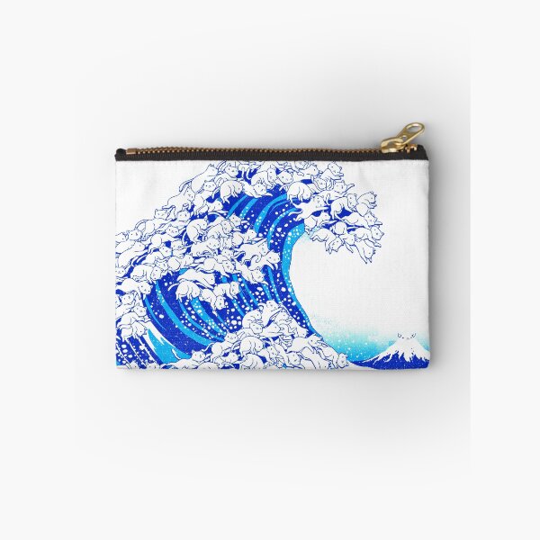 Item preview, Kanagawa Cat Wave White designed and sold by Tobe Fonseca®.