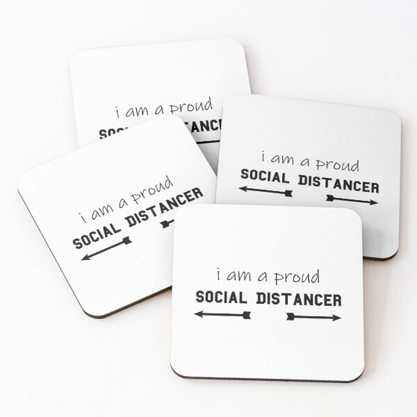 Item preview, Proud Social Distancer designed and sold by CM-PD.