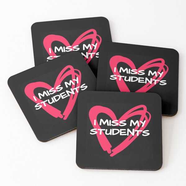 Item preview, I Miss My Students Teacher Quote for Teaching Online designed and sold by SVShare.