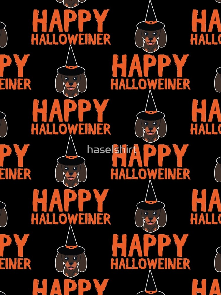 Happy Halloweiner Dachshund Pet Dog Halloween Gift by haselshirt