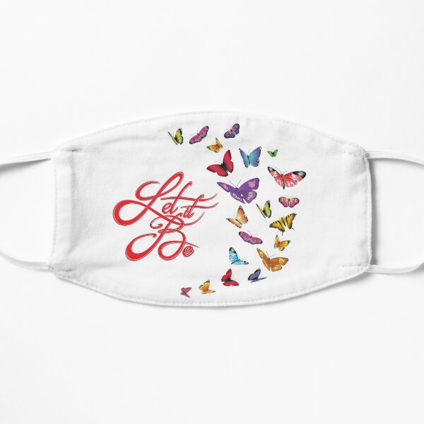 Let it be lyrics Paul Mccartney, The Beatles Song Flat Mask