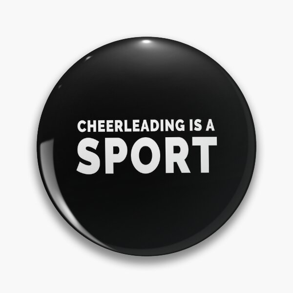 Item preview, Cheerleading Is A Sport (Black) designed and sold by quoteedesigns.