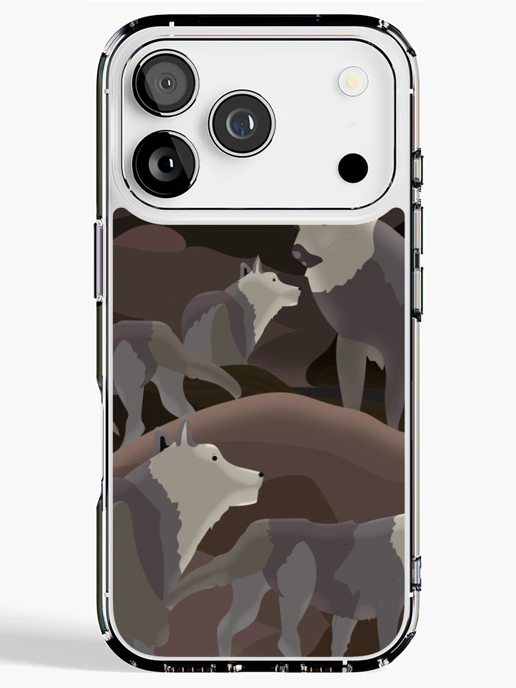 Imagen 1 de 5, Funda de iPhone con la obra LOBO, diseñada y vendida por Rococodesigns.