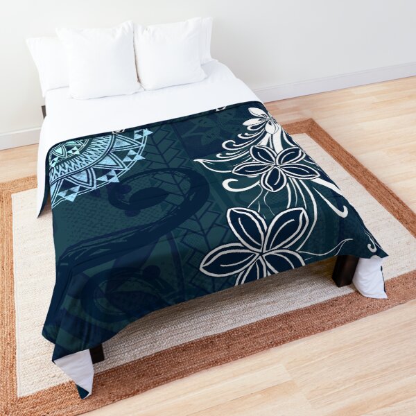 hawaiian print bedspreads