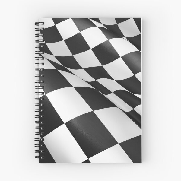 Item preview, Wavy checkered flag design designed and sold by GentryRacing.