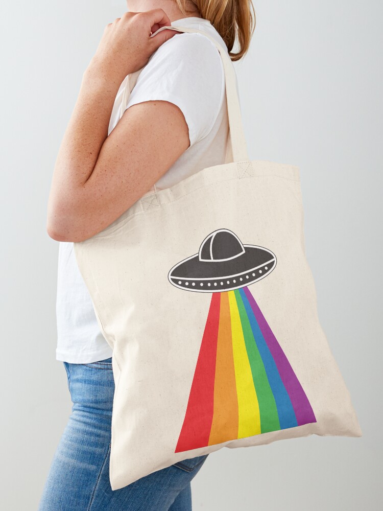 rainbow tote bag